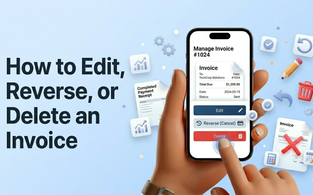 How to Edit, Reverse, or Delete an Invoice on Ledgar