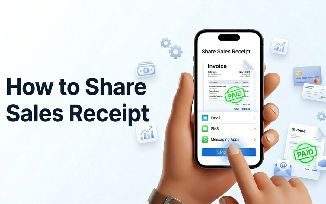 How to Share or Download a Sales Receipt on Ledgar